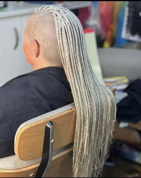 Under-cut single braids