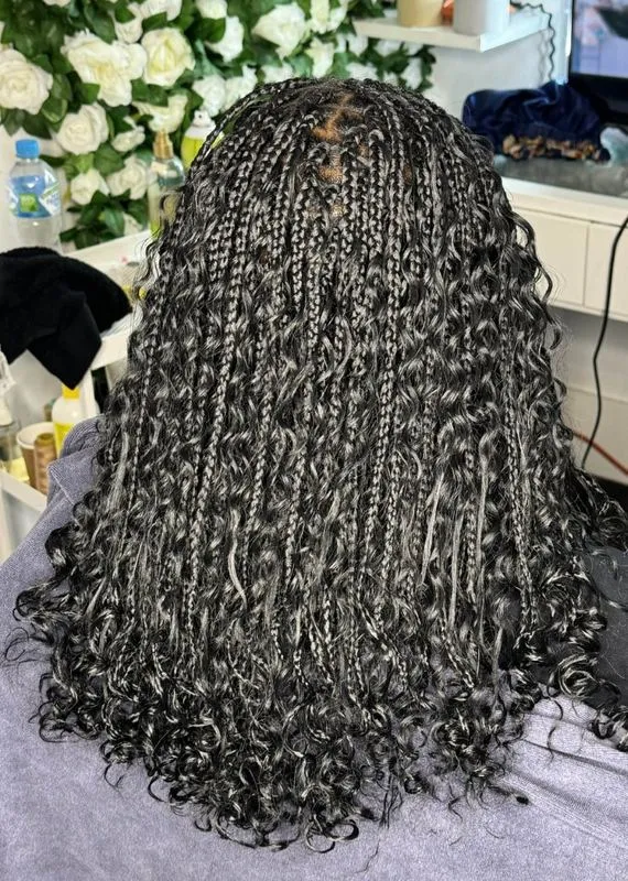 Kids goddess braids — real salon work by Mariama