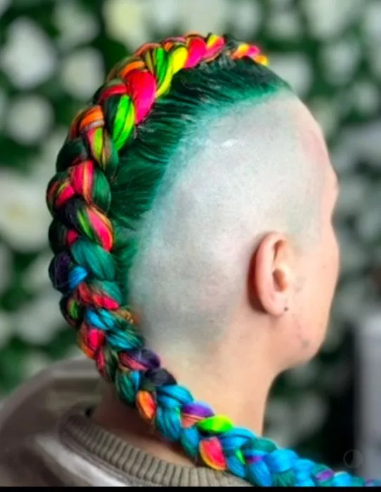 Viking braids — real salon work by Mariama
