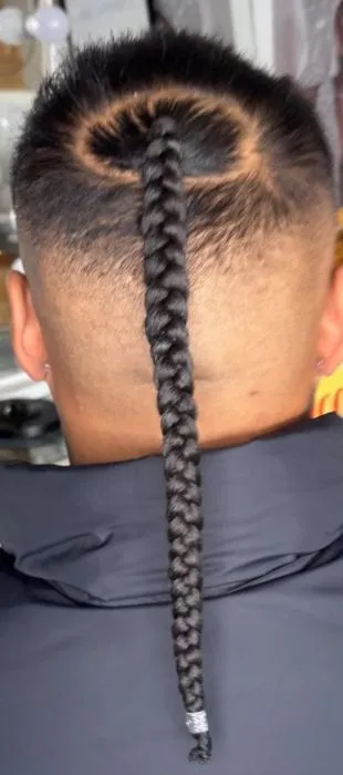 Men 1 Rat tail — real salon work by Mariama