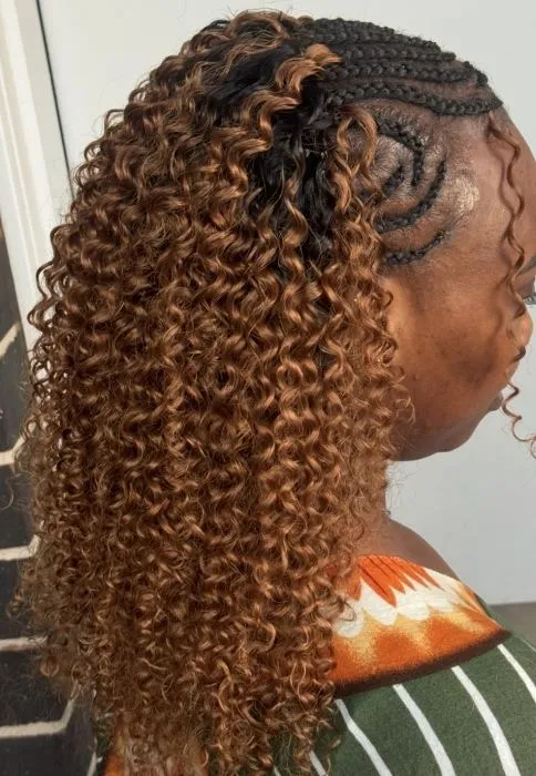 Fulani Braids (Synthetic weave included) — real salon work by Mariama
